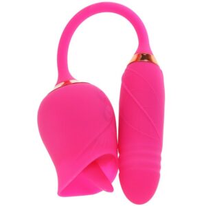 The tongue licking thrusting Rose Toy