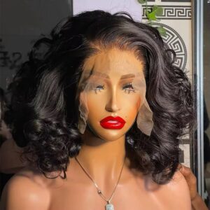 14" 4 HD lace frontal, unprocessed Vietnamese  Double drawn Bouncy wave