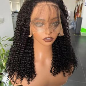 13x4 lace frontal kinky curly wig