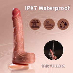 Huge Soft Realistic Vibrating Dildo