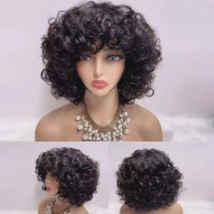 Curly Short Bob Human Hair